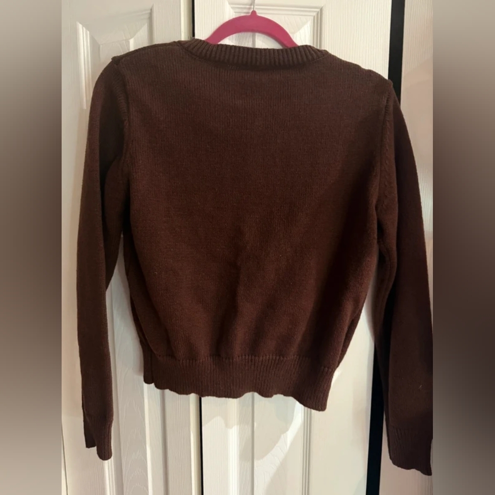 Classic Brown Women's Sweater - Picture 2 of 4
